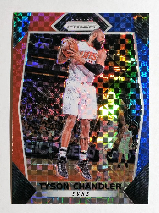 2017-18 Panini Prizm Prizms Red White and Blue #69 Tyson Chandler