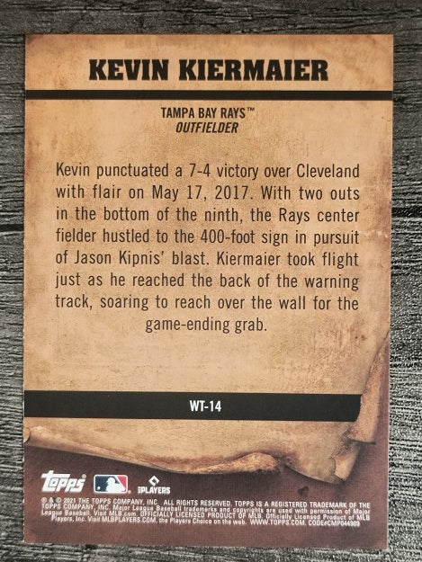 2021 Topps Big League Wanted #WT14 Kevin Kiermaier