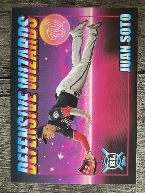 2021 Topps Big League Defensive Wizards #DW14 Juan Soto