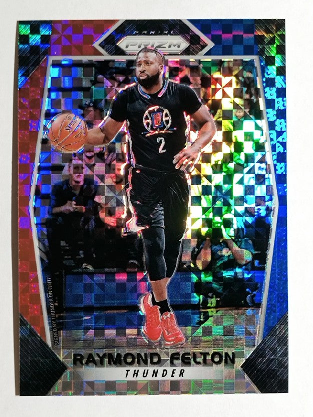 2017-18 Panini Prizm Prizms Red White and Blue #269 Raymond Felton