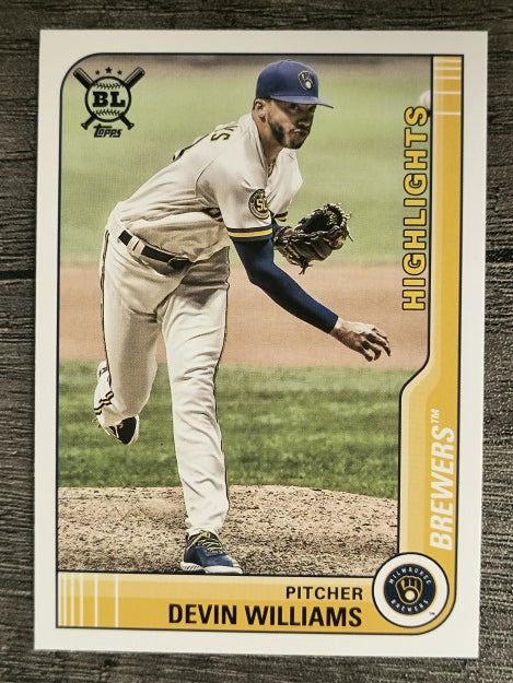 2021 Topps Big League #291 Devin Williams HL