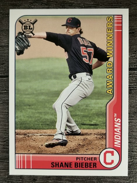 2021 Topps Big League #268 Shane Bieber AW
