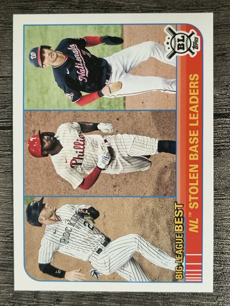 2021 Topps Big League #260 Roman Quinn/Trea Turner/Trevor Story