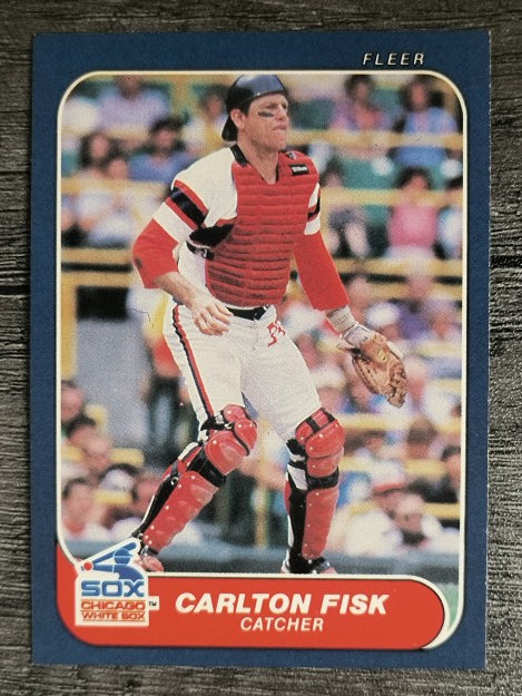 1986 Fleer #204 Carlton Fisk