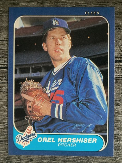 1986 Fleer #131 Orel Hershiser