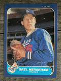 1986 Fleer #131 Orel Hershiser