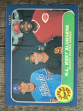 1986 Fleer #640 Dale Murphy/Steve Garvey/Dave Parker
