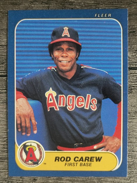 1986 Fleer #151 Rod Carew