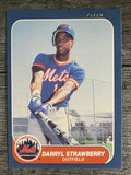 1986 Fleer #96 Darryl Strawberry