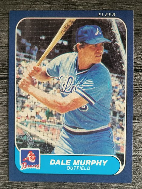 1986 Fleer #522 Dale Murphy