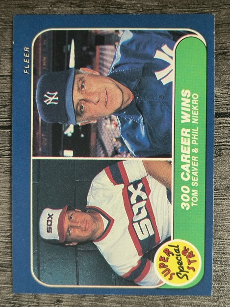 1986 Fleer #630 Tom Seaver/Phil Niekro