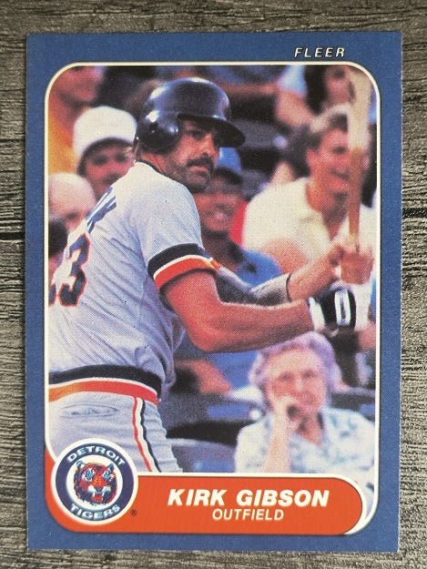 1986 Fleer #226 Kirk Gibson