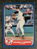1986 Fleer #345 Roger Clemens (NM)