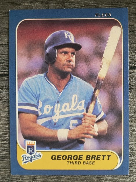 1986 Fleer #5 George Brett (NM)