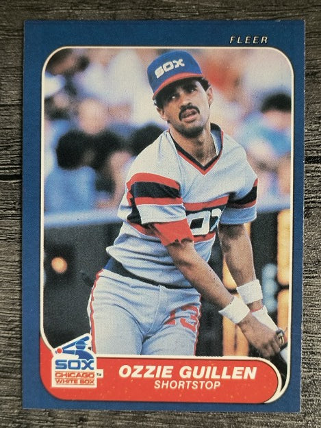 1986 Fleer #206 Ozzie Guillen RC (NM)