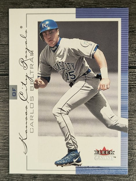 2001 Fleer Genuine #56 Carlos Beltran