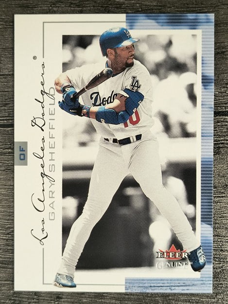 2001 Fleer Genuine #6 Gary Sheffield