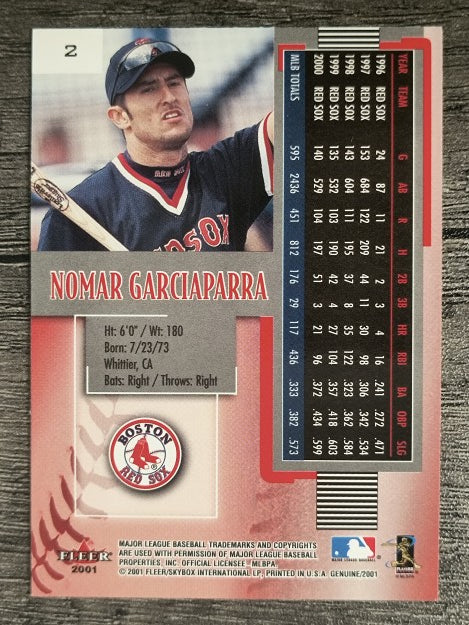 2001 Fleer Genuine #2 Nomar Garciaparra