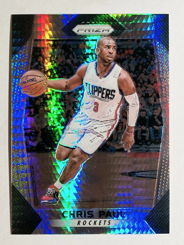 2017-18 Panini Prizm Prizms Hyper #252 Chris Paul