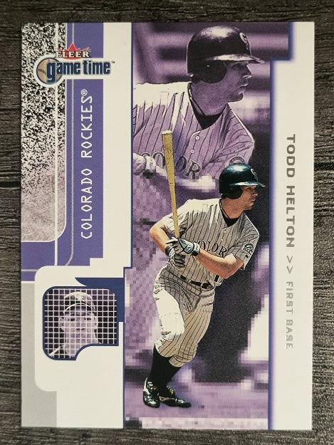 2001 Fleer Game Time #39 Todd Helton