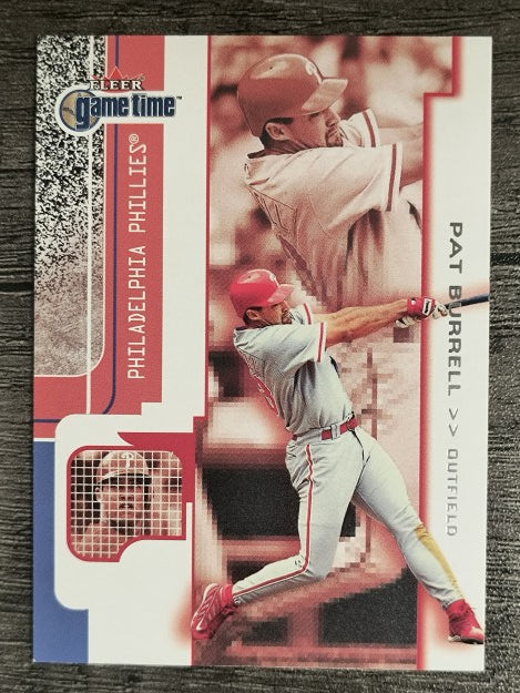 2001 Fleer Game Time #9 Pat Burrell