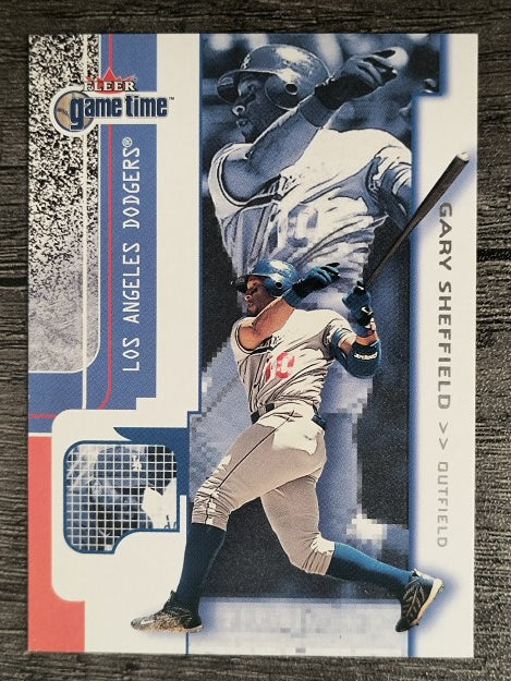 2001 Fleer Game Time #40 Gary Sheffield
