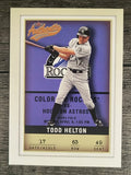 2002 Fleer Authentix #63 Todd Helton