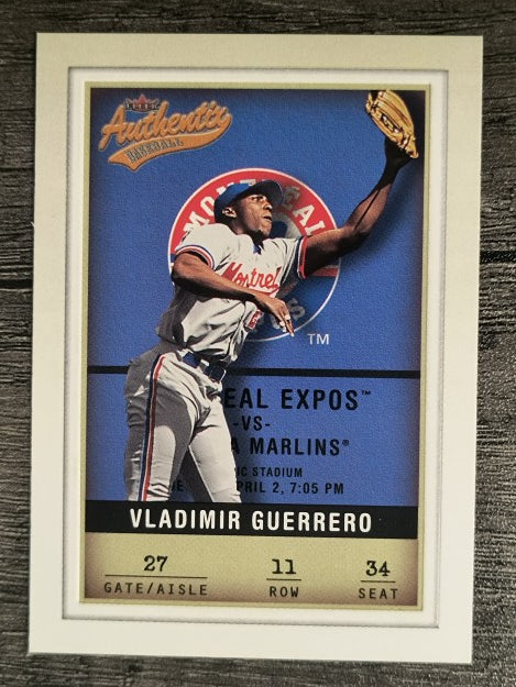 2002 Fleer Authentix #11 Vladimir Guerrero