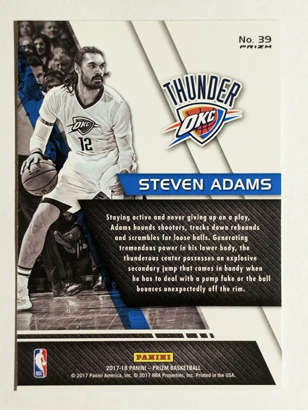 2017-18 Panini Prizm Fundamentals Prizms Fast Break #39 Steven Adams