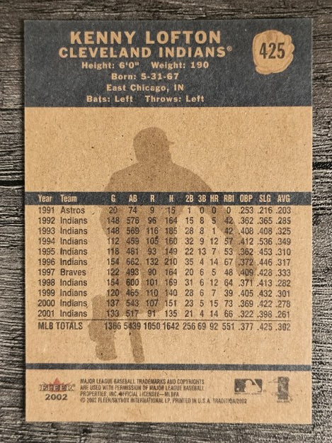 2002 Fleer Tradition #425 Kenny Lofton