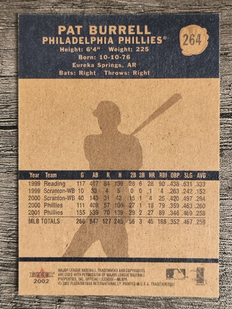 2002 Fleer Tradition #264 Pat Burrell