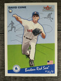 2002 Fleer Tradition #139 David Cone