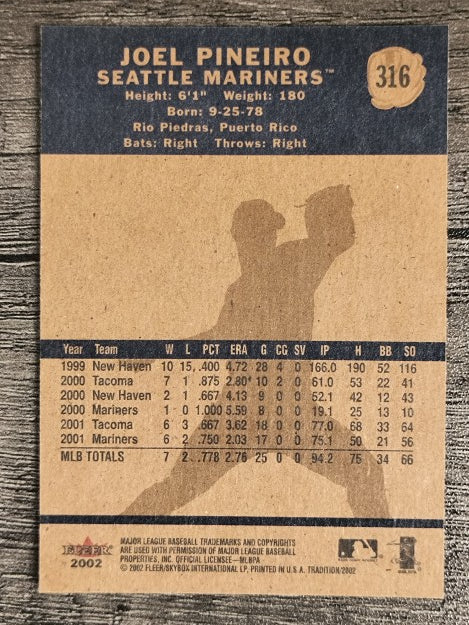 2002 Fleer Tradition #316 Joel Pineiro