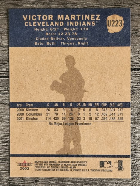 2002 Fleer Tradition Update #U223 Victor Martinez