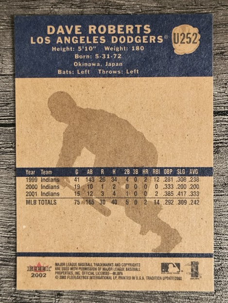 2002 Fleer Tradition Update #U252 Dave Roberts