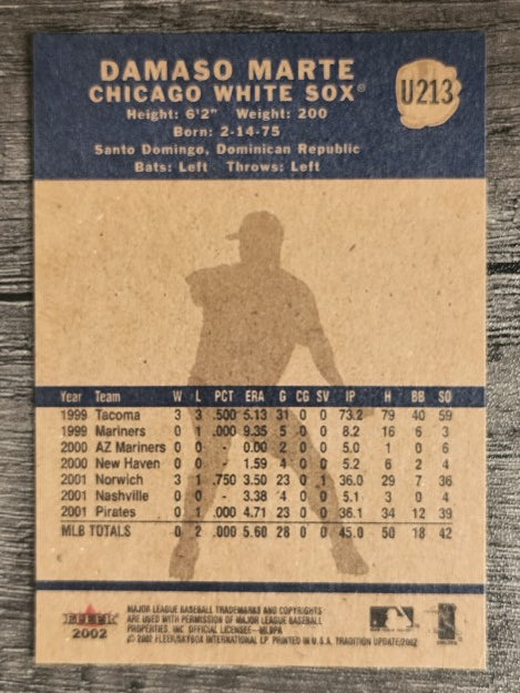 2002 Fleer Tradition Update #U213 Damaso Marte