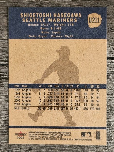 2002 Fleer Tradition Update #U211 Shigetoshi Hasegawa