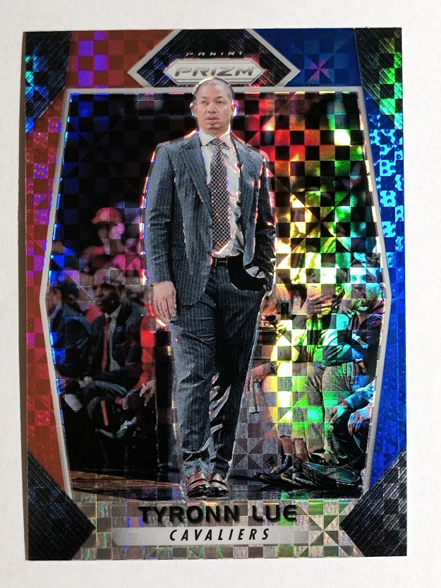 2017-18 Panini Prizm Prizms Red White and Blue #200 Tyronn Lue CO