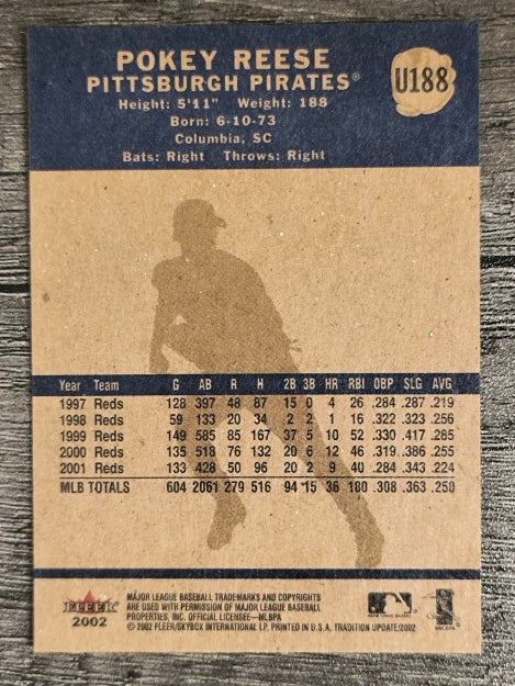 2002 Fleer Tradition Update #U188 Pokey Reese