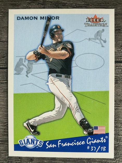 2002 Fleer Tradition Update #U182 Damon Minor