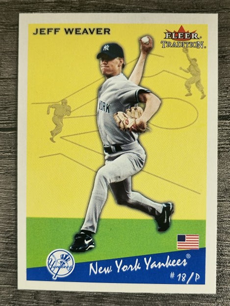 2002 Fleer Tradition Update #U181 Jeff Weaver