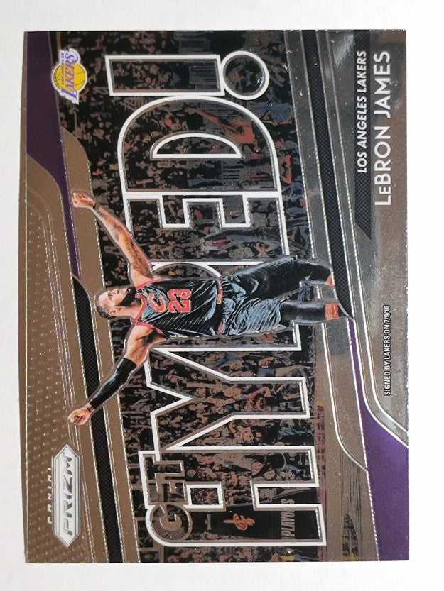 2018-19 Panini Prizm Get Hyped! #4 LeBron James