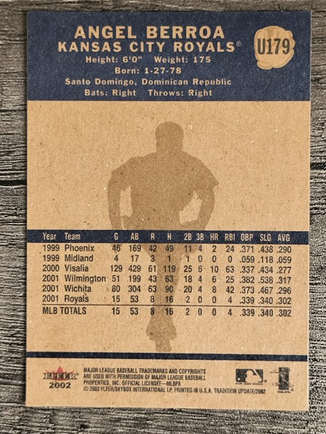 2002 Fleer Tradition Update #U179 Angel Berroa