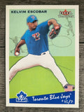 2002 Fleer Tradition Update #U175 Kelvim Escobar