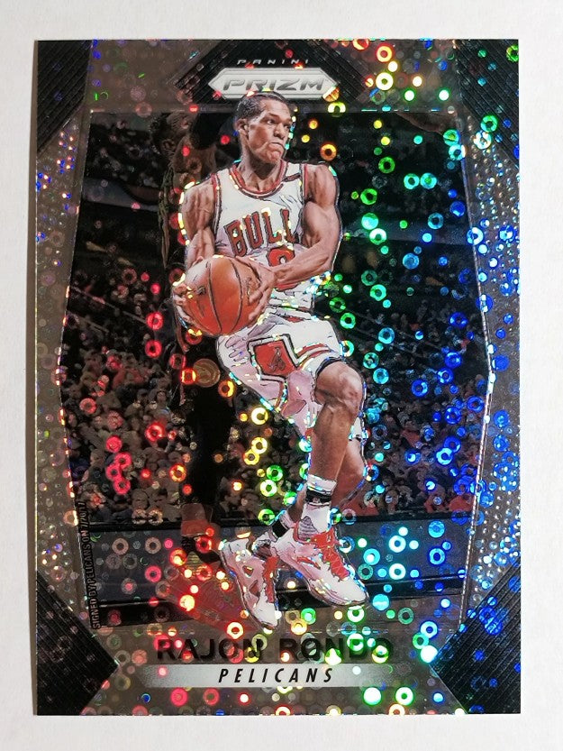 2017-18 Panini Prizm Prizms Fast Break #124 Rajon Rondo
