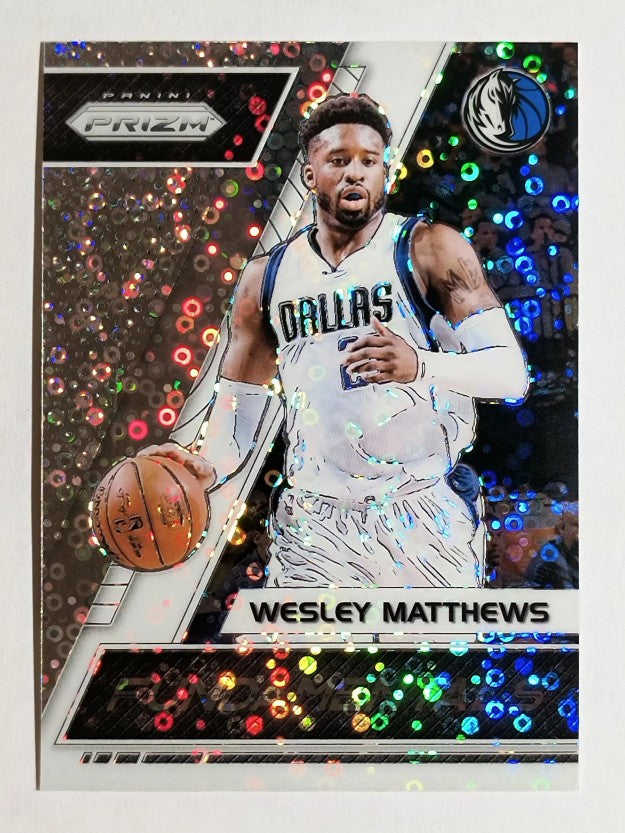 2017-18 Panini Prizm Fundamentals Prizms Fast Break #36 Wesley Matthews