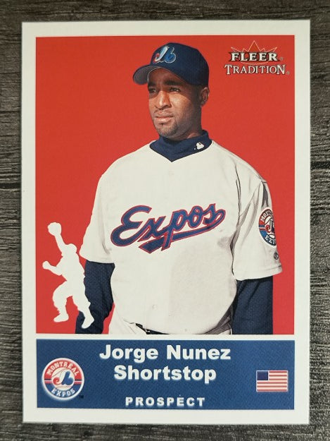 2002 Fleer Tradition Update #U18 Jorge Nunez SP RC