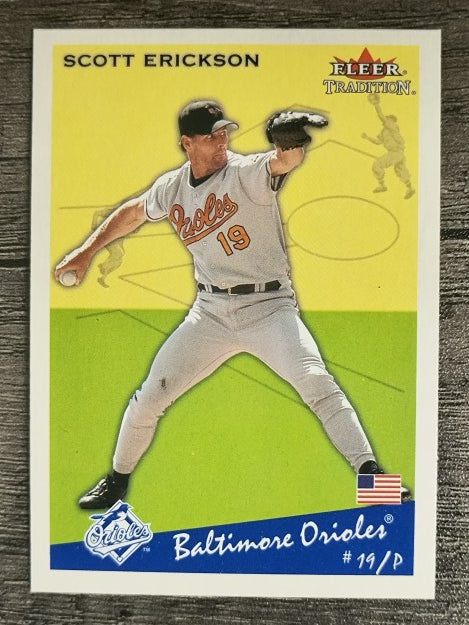 2002 Fleer Tradition Update #U168 Scott Erickson