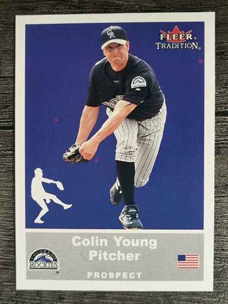 2002 Fleer Tradition Update #U70 Colin Young SP RC