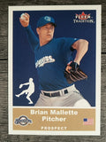 2002 Fleer Tradition Update #U39 Brian Mallette SP RC